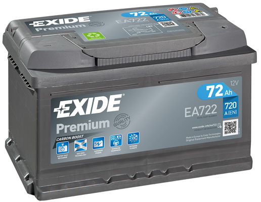 3661024034289 | Starter Battery EXIDE EA722